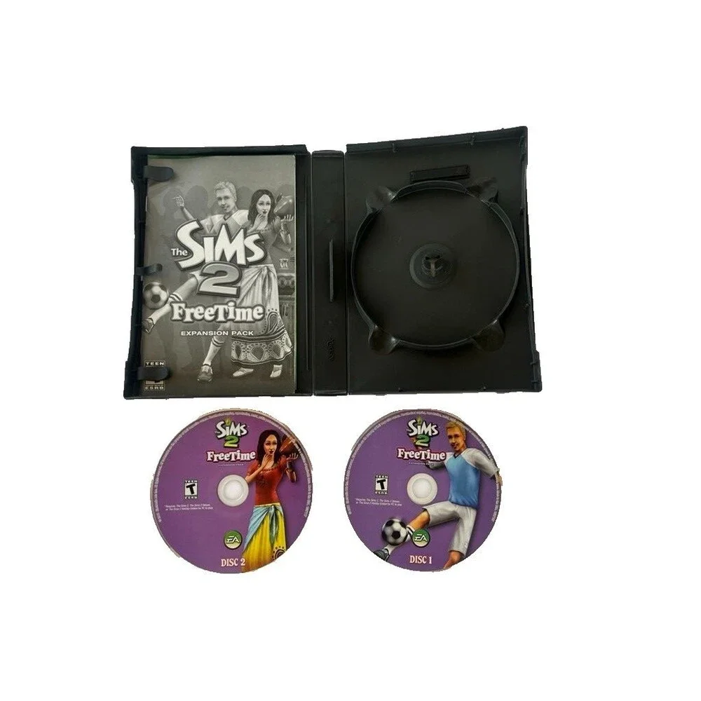 The Sims 2 Expansion Pack Lot – Bon Voyage, FreeTime, Pets (PC CD-ROM) – Bundle